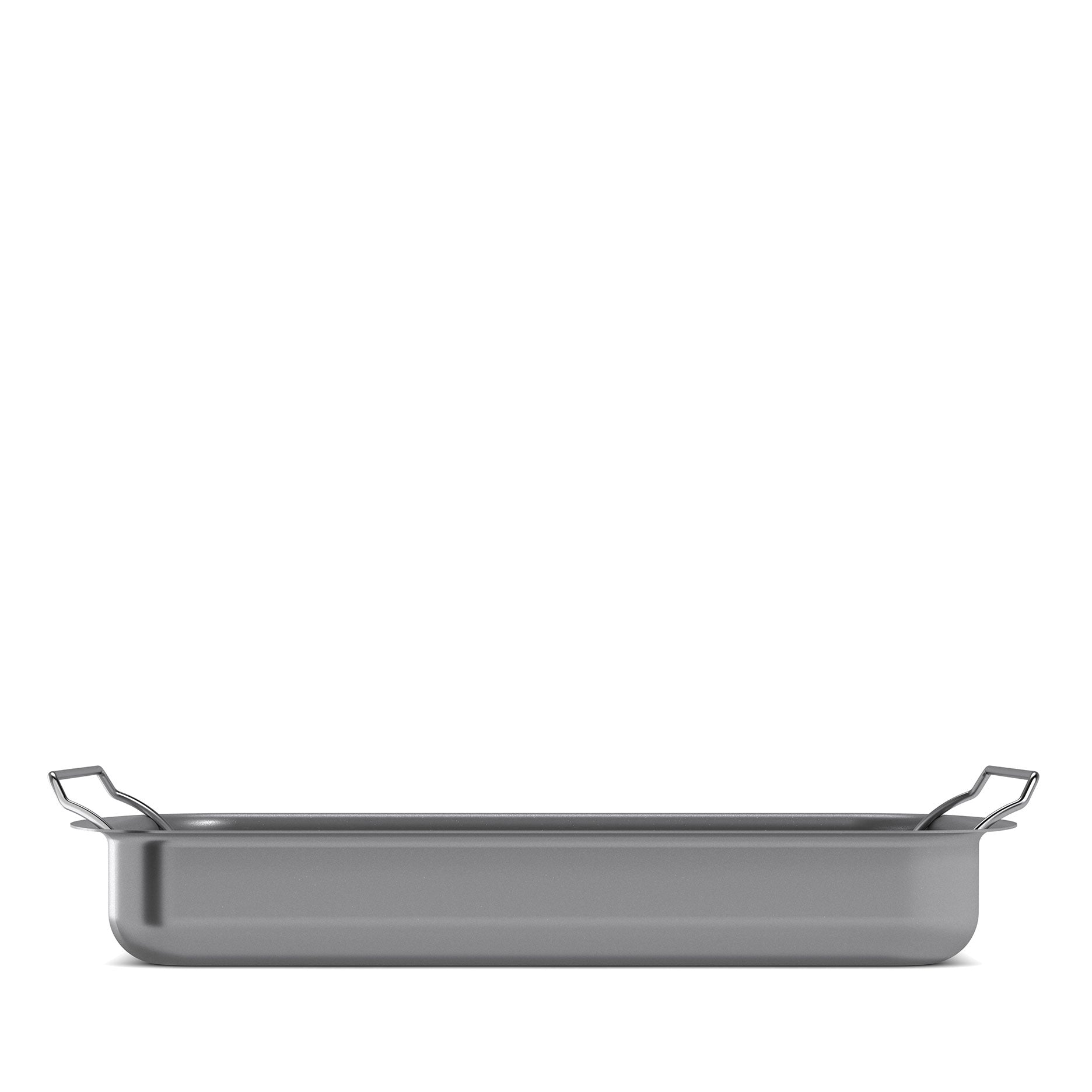 Professionelle Bratform mit Rost 35x25 cm